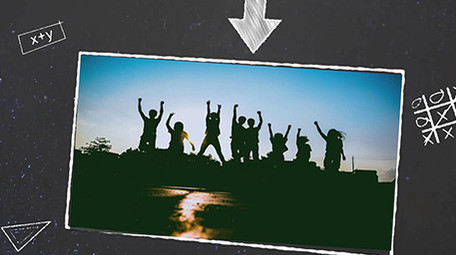 开学季毕业季图文展示PR模板