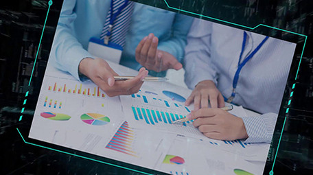 炫酷蓝光科技企业宣传pr模板