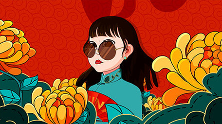 国潮中国风倒计时开场片头AE模板