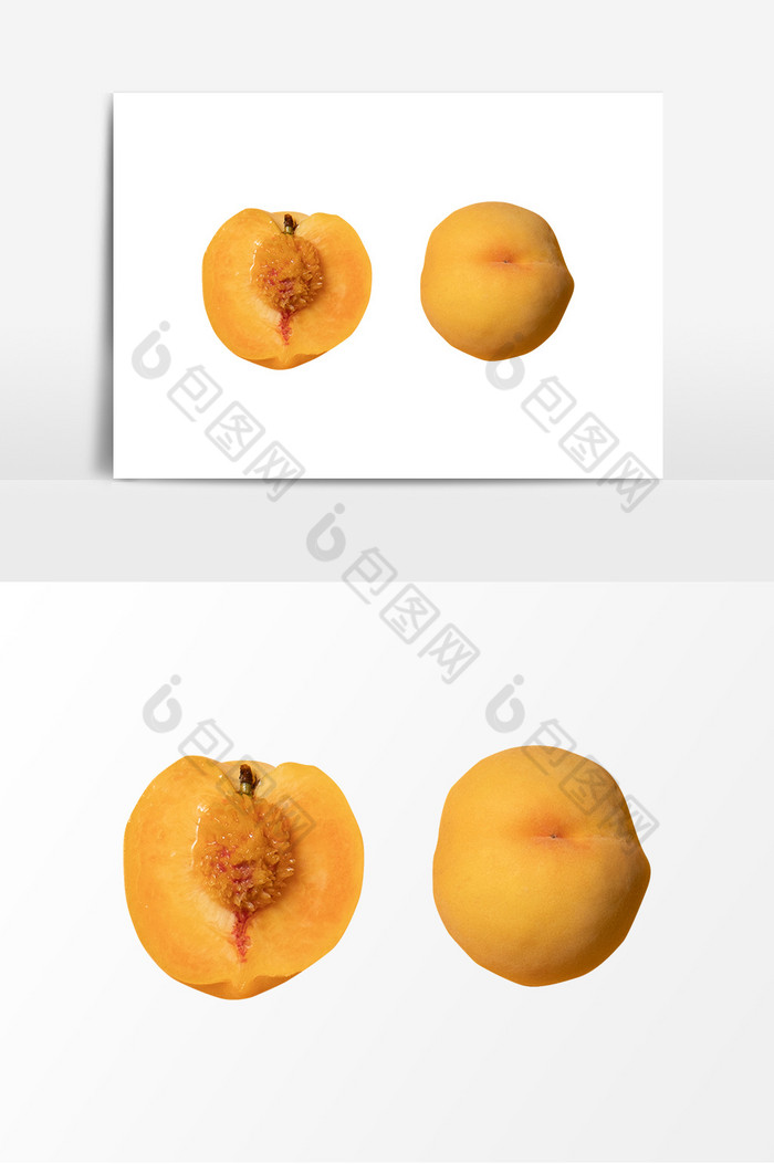 夏季新鲜水果黄桃图片图片