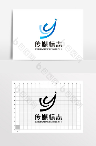 科技传媒影视LOGO标志VI图片