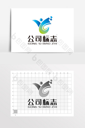 教育人力资源幼儿园学校LOGO标志VI图片