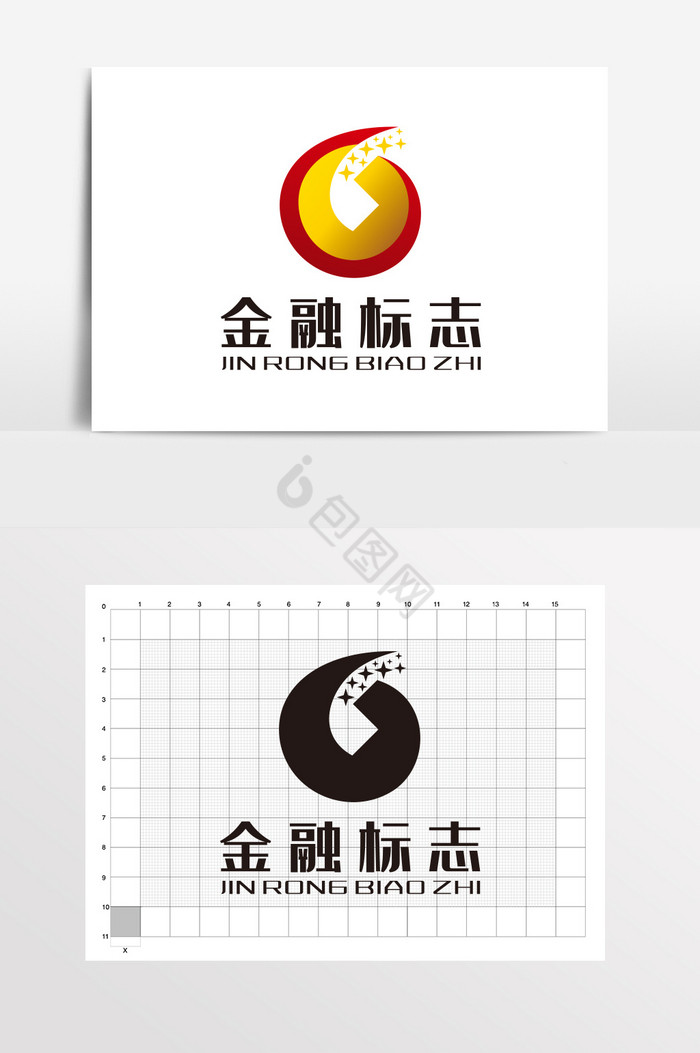 字母G金融LOGO标志VI