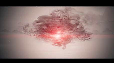 水墨山水毛笔中国风片头片尾pr模板