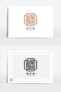 陶艺vi陶艺logo培训logo