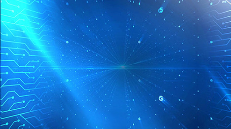 科技互联网粒子电路背景视频