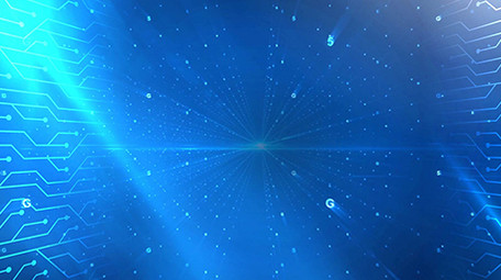 科技互联网粒子电路背景视频