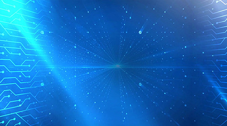 科技互联网粒子电路背景视频