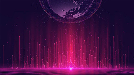 简约时尚科技互联网宣传背景