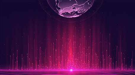 简约时尚科技互联网宣传背景