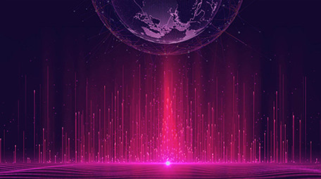 简约时尚科技互联网宣传背景