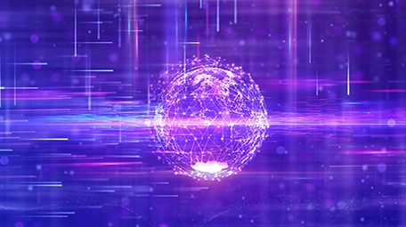 简约绚丽粒子光效科技互联网宣传背景