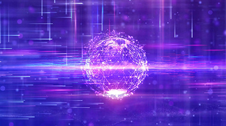 简约绚丽粒子光效科技互联网宣传背景