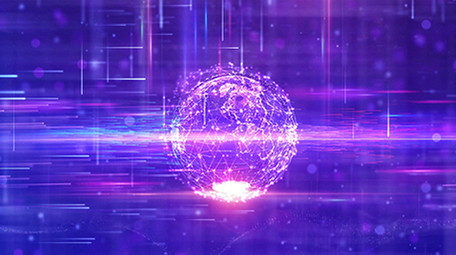 简约绚丽粒子光效科技互联网宣传背景