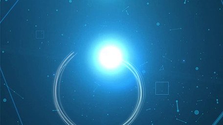 震撼大数据粒子科技片头pr模板