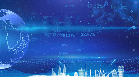 震撼炫酷互联网科技峰会舞台背景