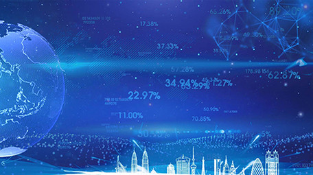 震撼炫酷互联网科技峰会舞台背景