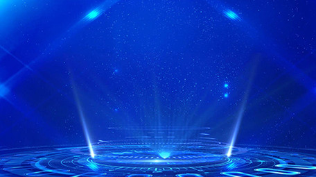 简约时尚科技感启动仪式背景