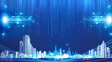 震撼大气粒子科技互联网科技会议背景