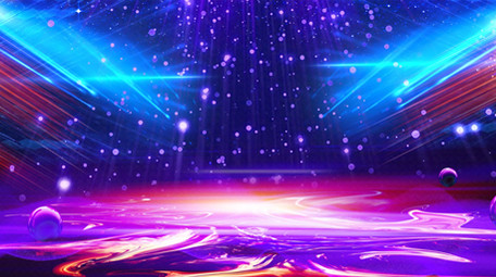 炫酷时尚科技互联网会议启动仪式背景