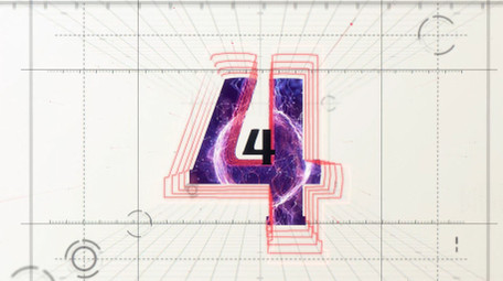 网格标尺空间中震撼倒计时开场动画AE模板