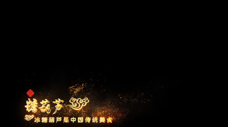 大气金色栏目包装粒子火焰字幕条AE模板