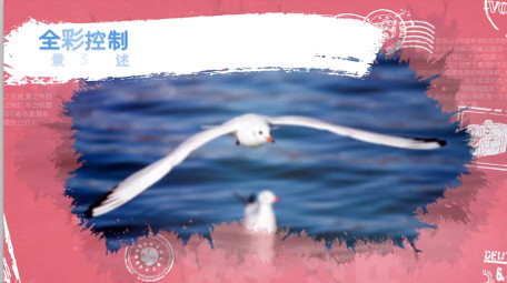 甜美粉红浪漫时尚水墨晕染旅游相册AE模板