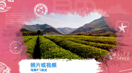 甜美粉红浪漫时尚水墨晕染旅游相册AE模板