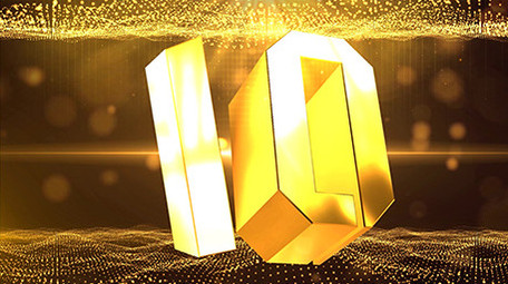 金色震撼三维倒计时年会开场片头AE模板