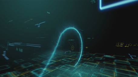 激光扫描科技LOGO片头AE模板