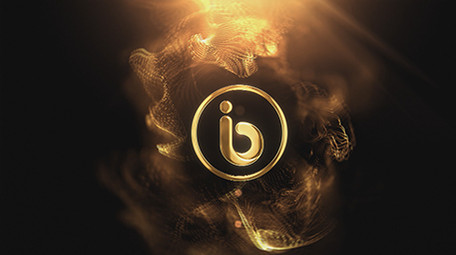 金色粒子金色LOGO片头AE模板