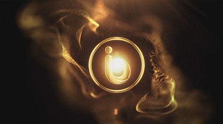 金色粒子金色LOGO片头AE模板