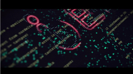 数字科幻信息科技片头标志AE模板