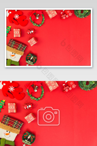 圣诞节红色背景圣诞海报圣诞素材图片