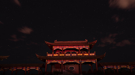 夜晚星空4K延时VLOG视频MP4视频