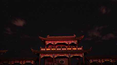 夜晚星空4K延时VLOG视频MP4视频