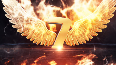 E3D震撼金字火焰翅膀10秒倒计时模板