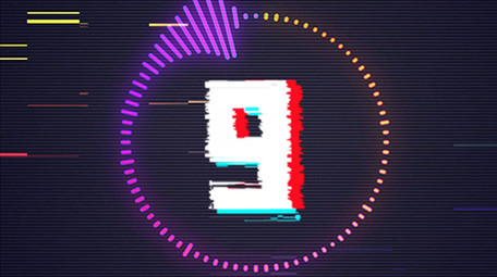 抖音动感节奏故障风LOGO倒计时AE模板