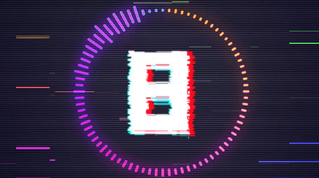 抖音动感节奏故障风LOGO倒计时AE模板