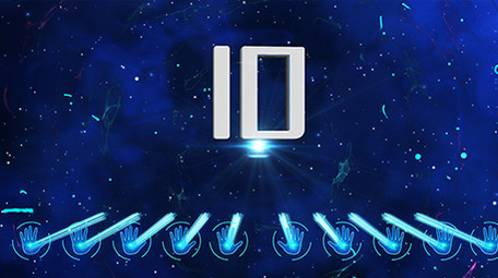 震撼蓝色手掌倒计时启动仪式AE模板