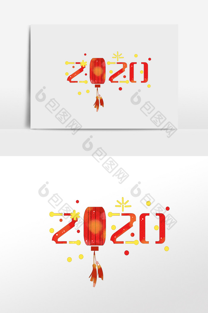 2020新年装饰红灯笼图片图片