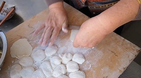 vlog素材家庭日常手工擀皮包饺子