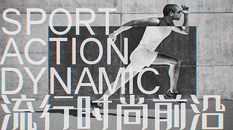 时尚动感快闪图文片头PR模板