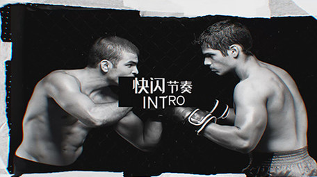 时尚动感快闪图文片头PR模板
