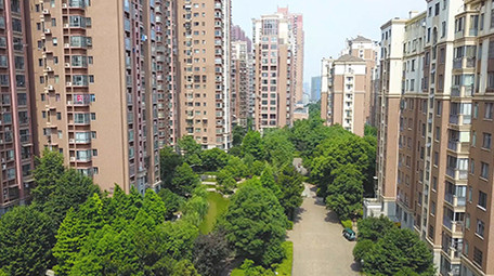 湖南长沙高档小区高清震撼航拍