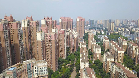 湖南长沙高档小区高清震撼航拍