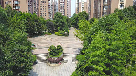 湖南长沙高档小区高清震撼航拍