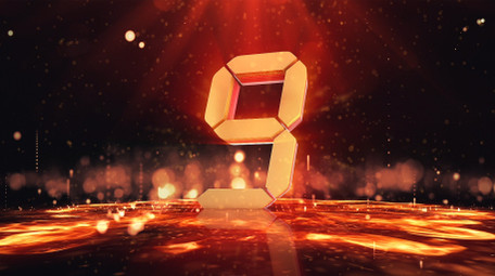 E3D震撼金色10秒倒计时爆炸AE模板