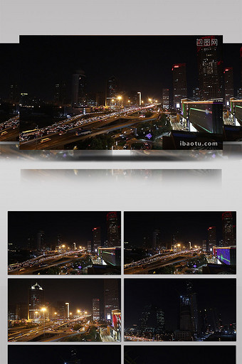 北京商务中心区国贸夜景图片