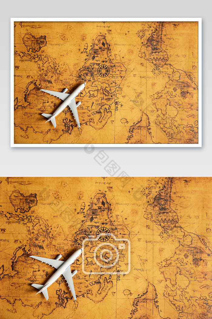 飞机环游世界创意旅行图片图片